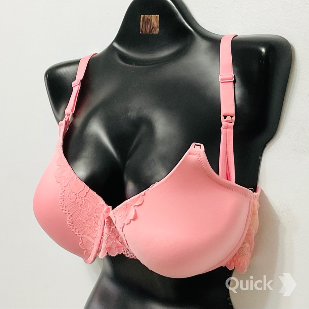 NWT Dynabelly Pink Molded Cup Nursing Bra